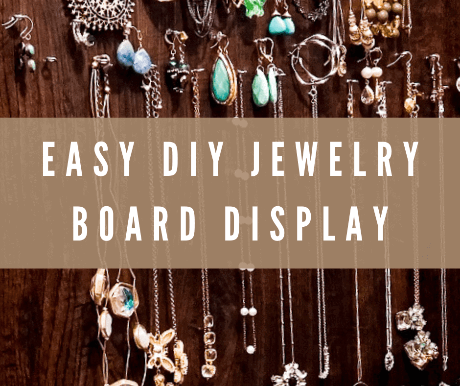 diy jewelry display