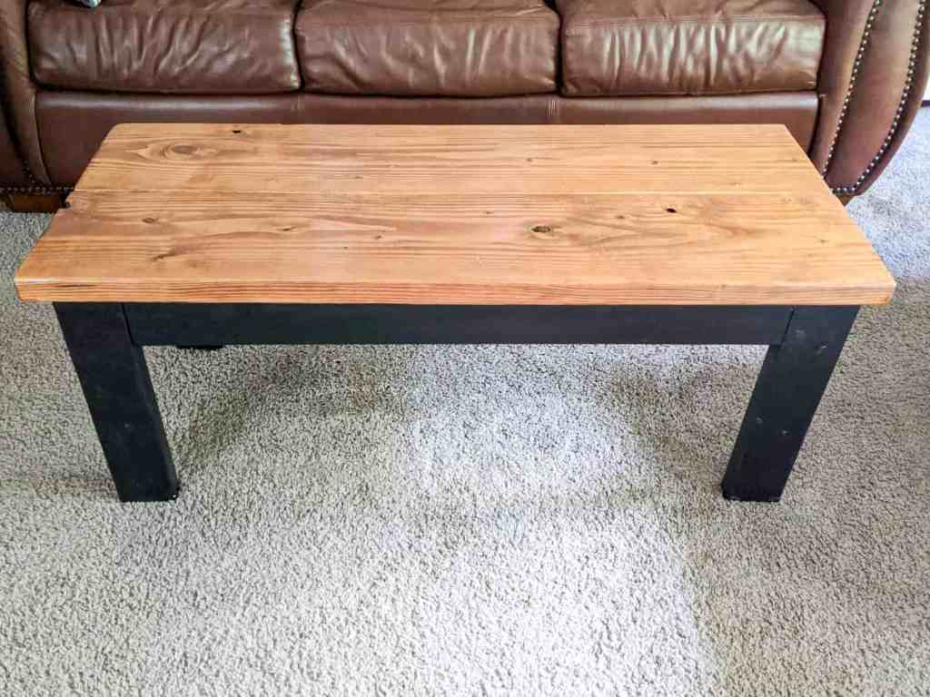 how to build a coffee table