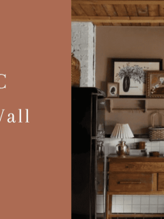 rustic accent wall