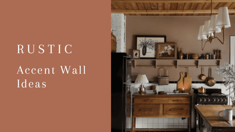 rustic accent wall