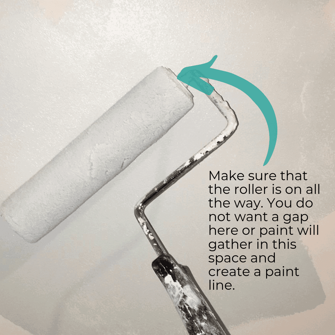 How to use a paint roller