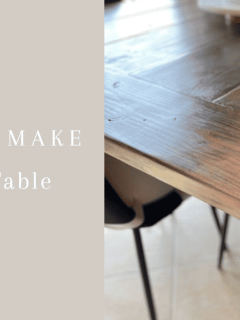 make a dining table