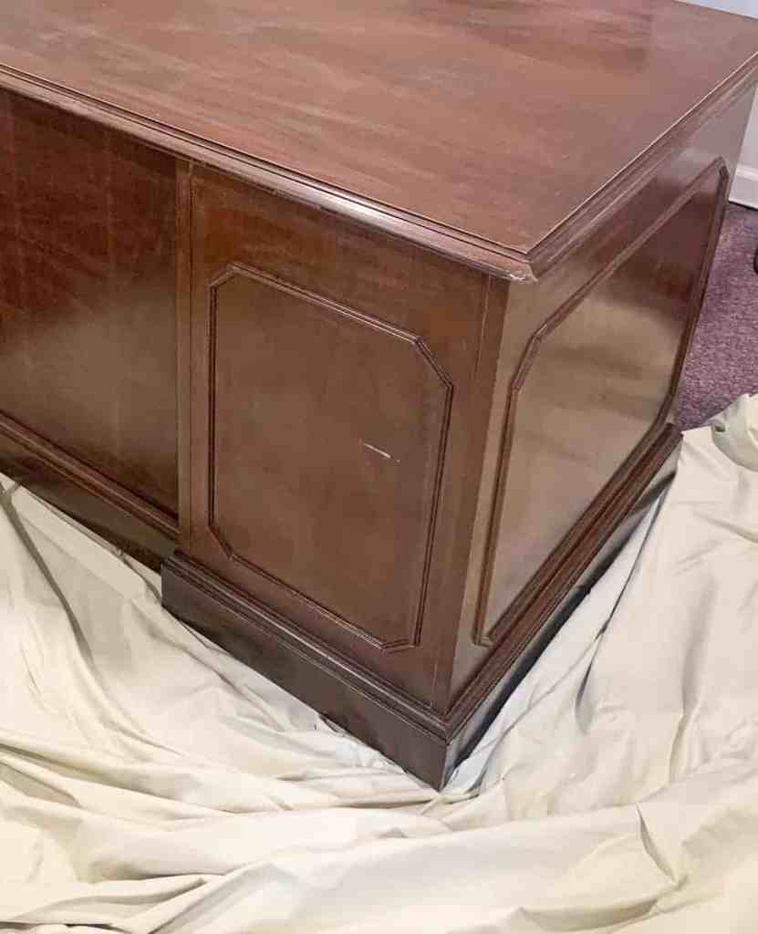 how to sand cabinets