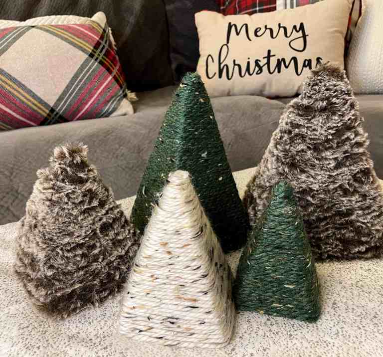 Easy Cardboard Box Christmas Trees