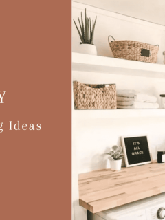 laundry room shelving ideas