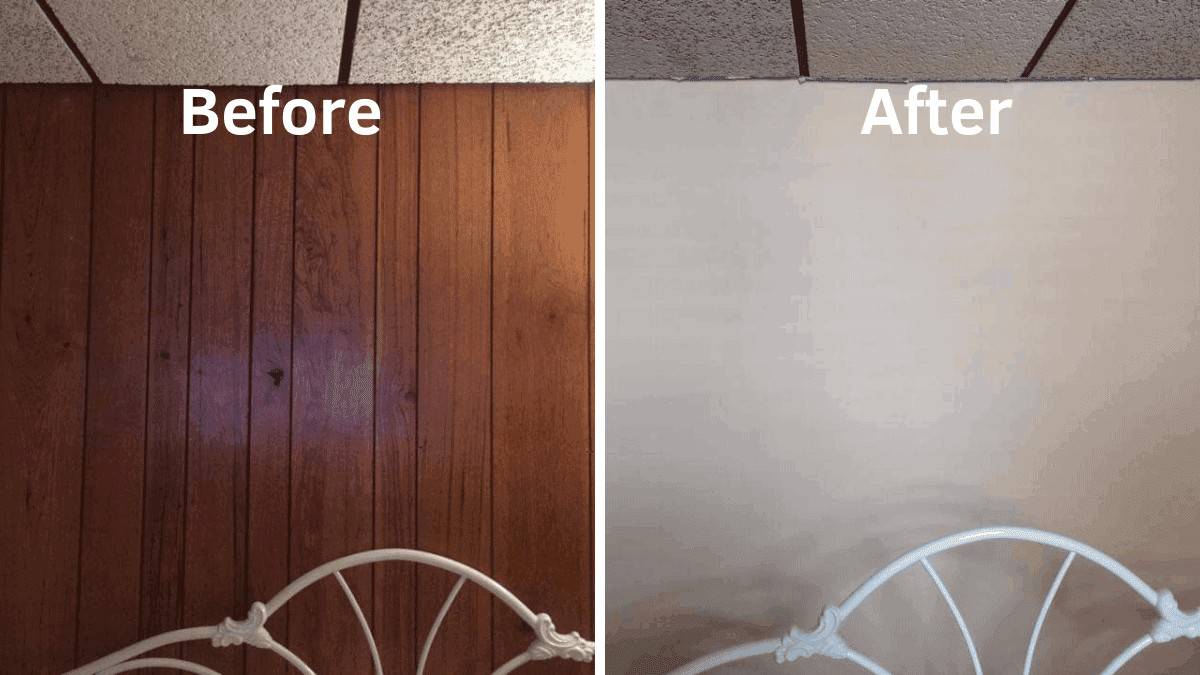 How to Paint Wood Paneling Successfully - In My Own Style