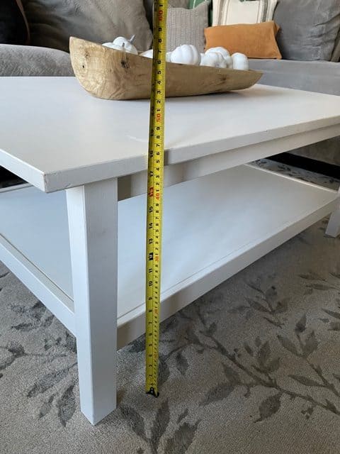 coffee table height
