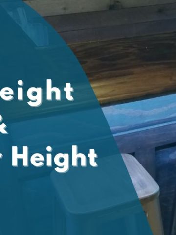 bar height vs counter height