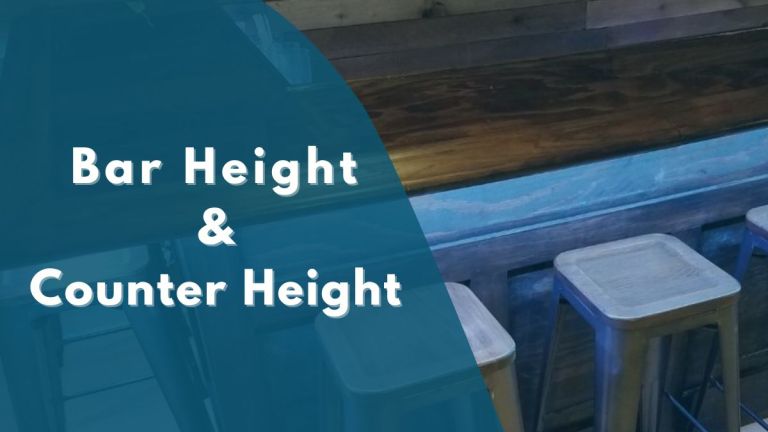 bar height vs counter height