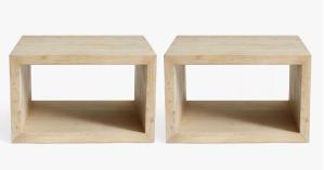 solid wood coffee table