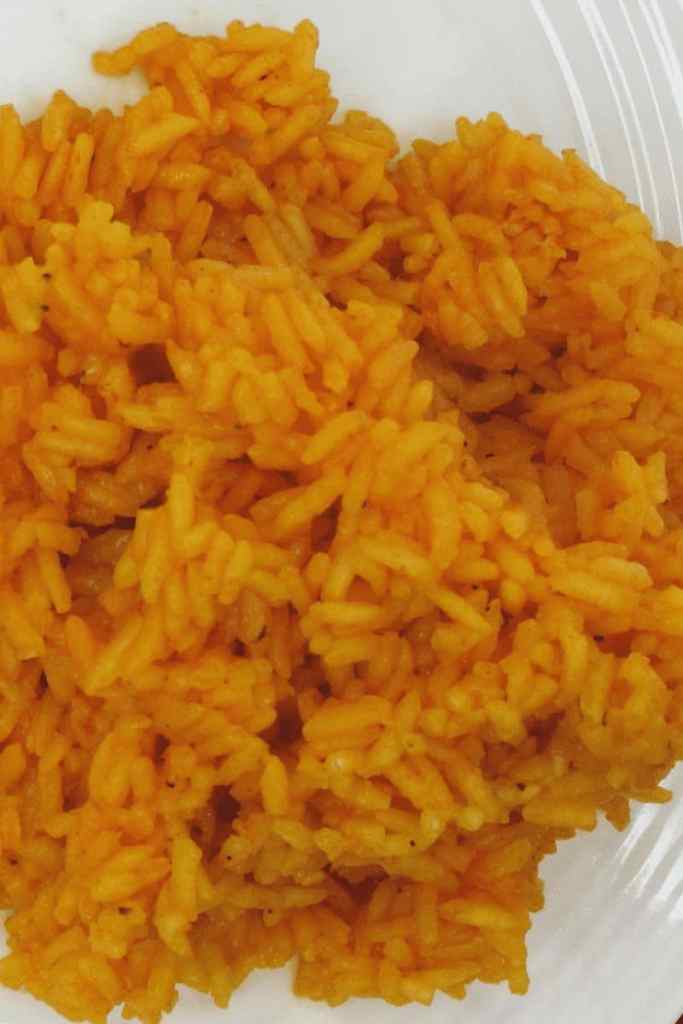 orange rice recipe