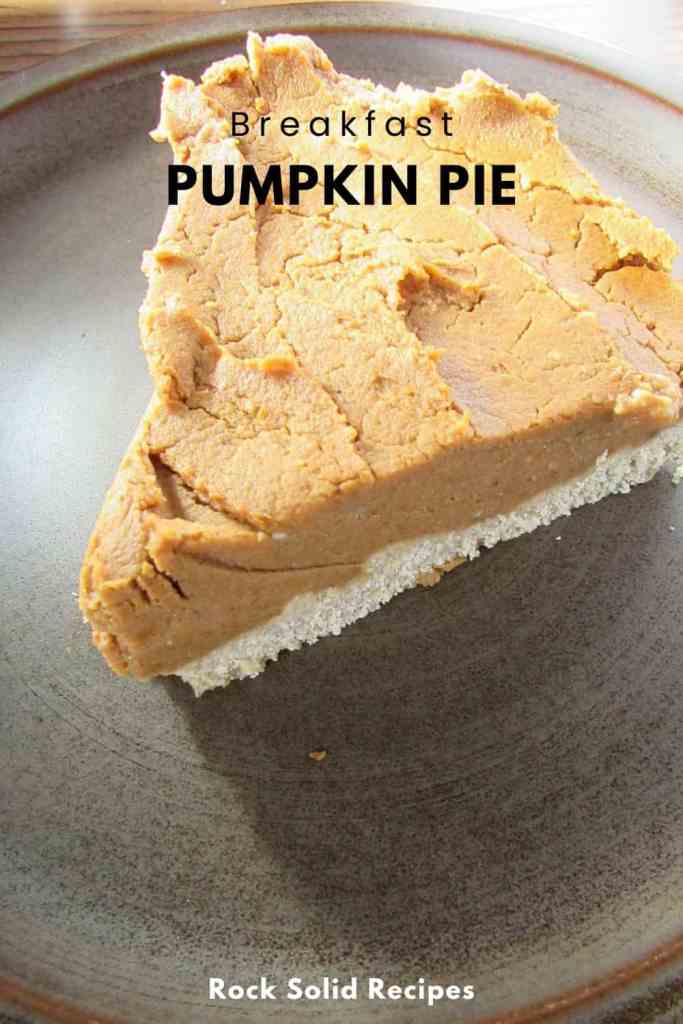 breakfast protein pumpkin pie