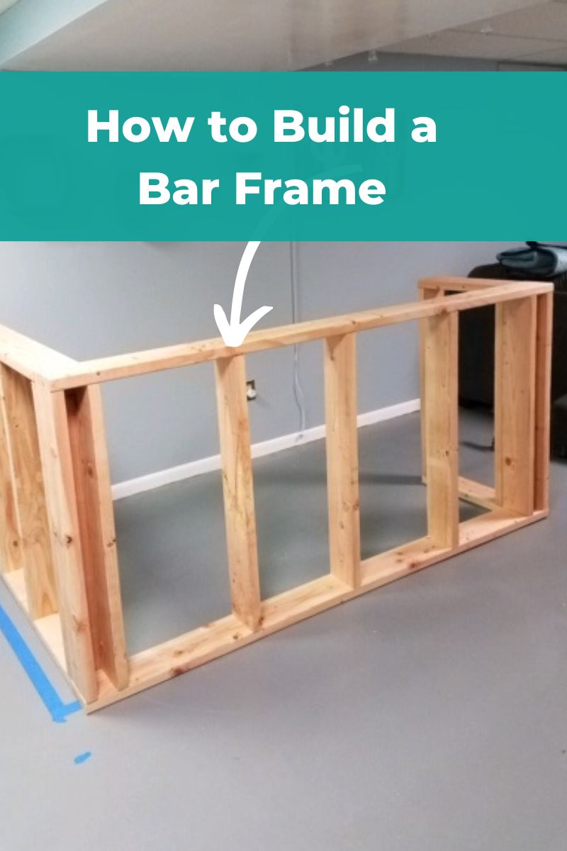 framing a basement bar