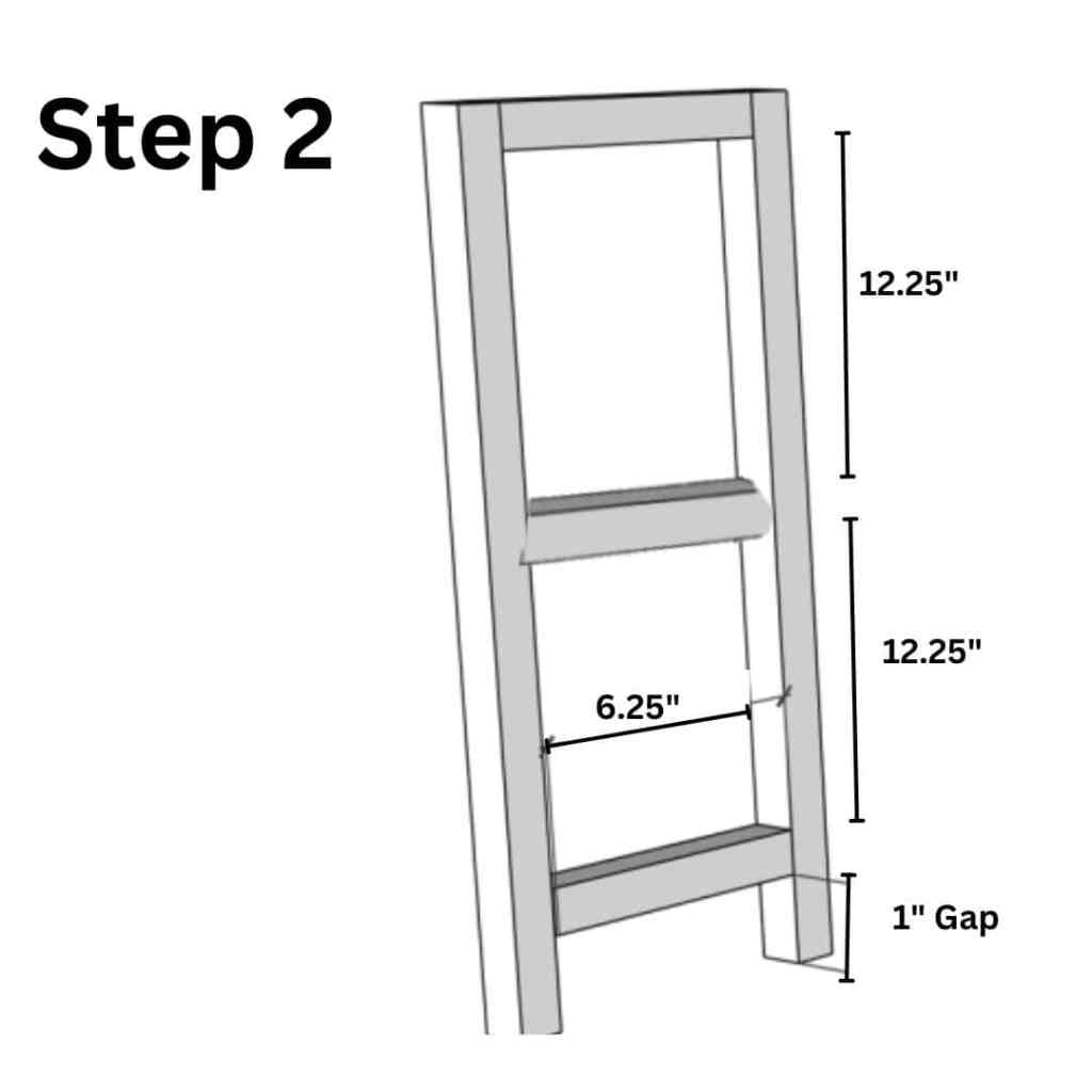 DIY wood console table