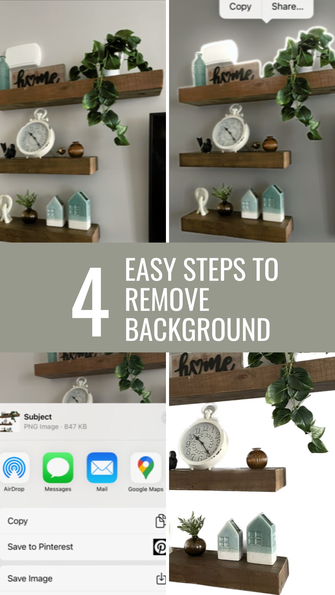background remover for decor