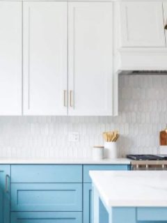 two tone kitchen cabinets