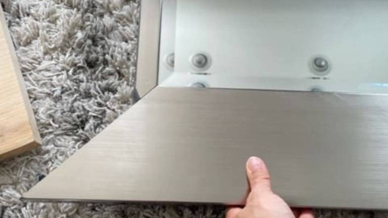 how to remove a mirror frame