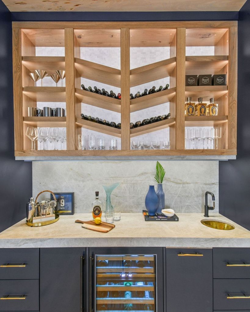 bar cabinet with storage