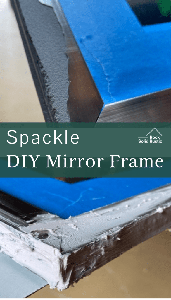 upcycled mirror frame