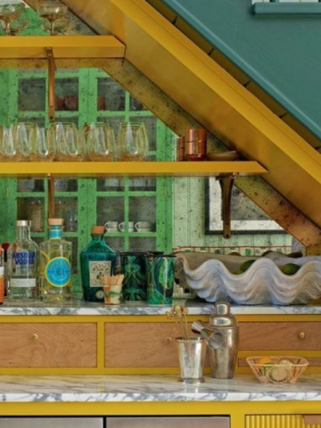 under the stairs bar
