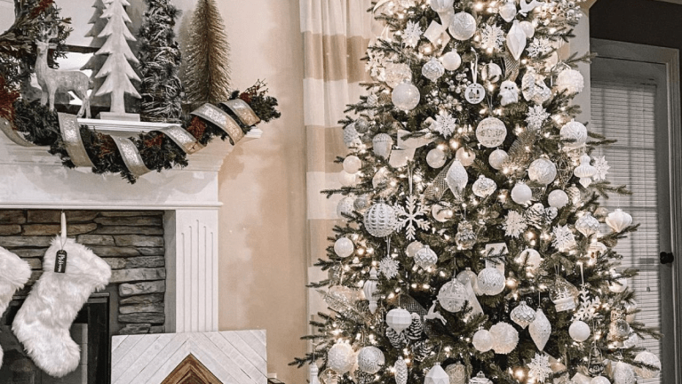 white Christmas tree ideas