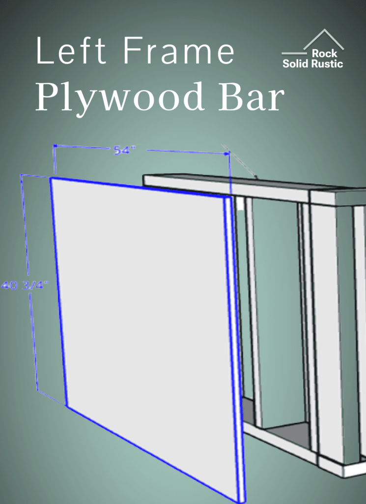 diy plywood bar