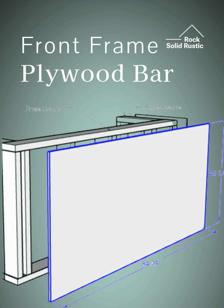 plywood bar frame