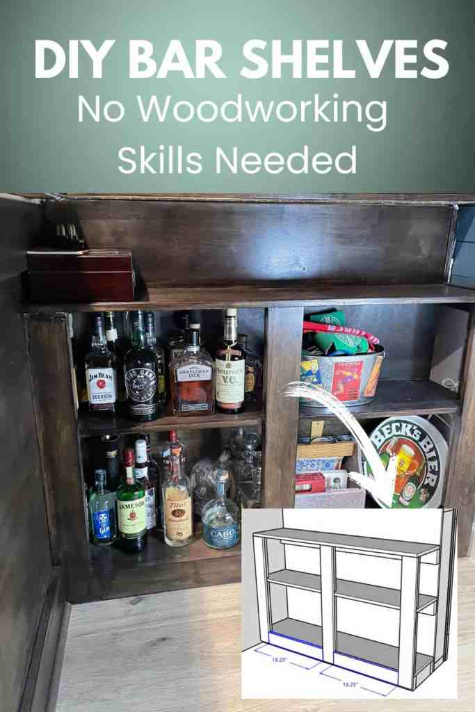 home bar shelves