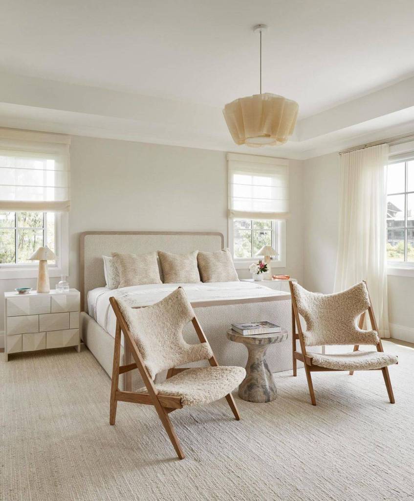 budget bedroom makeover with lighting