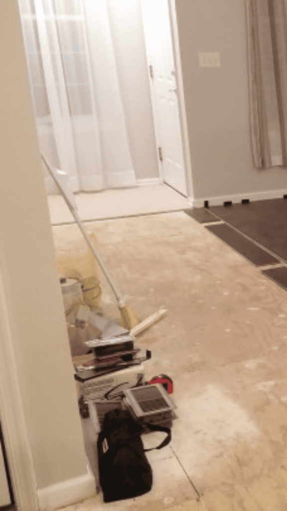 removing subfloor odors