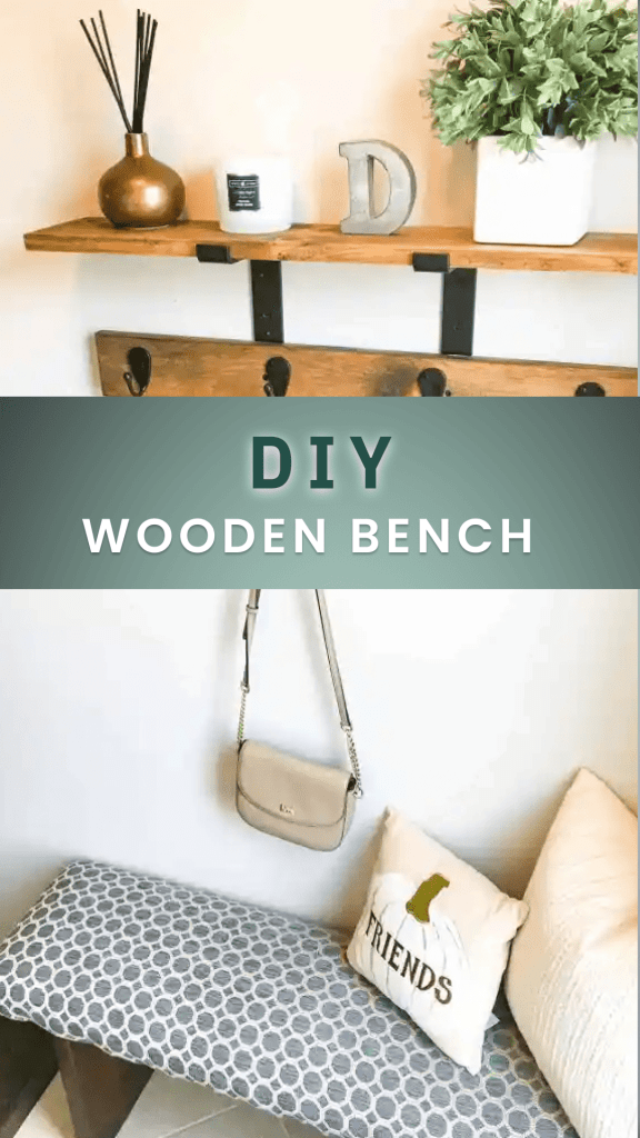 DIY WOODEN BENCH