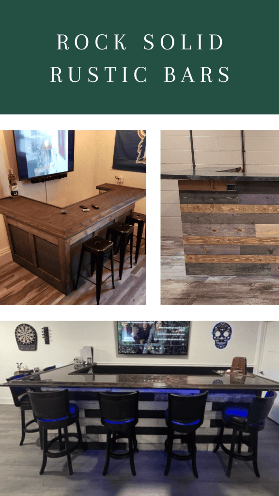 rustic bar plans