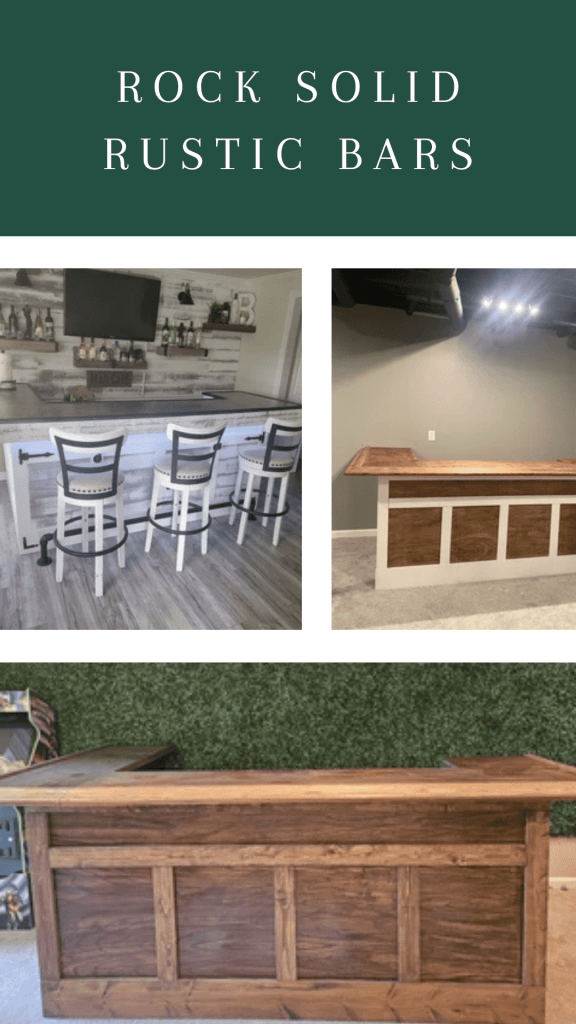 rustic bar plans