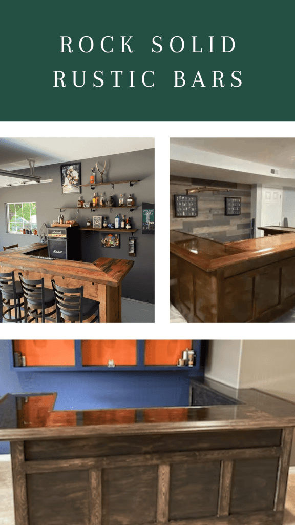 how to build a rustic bar