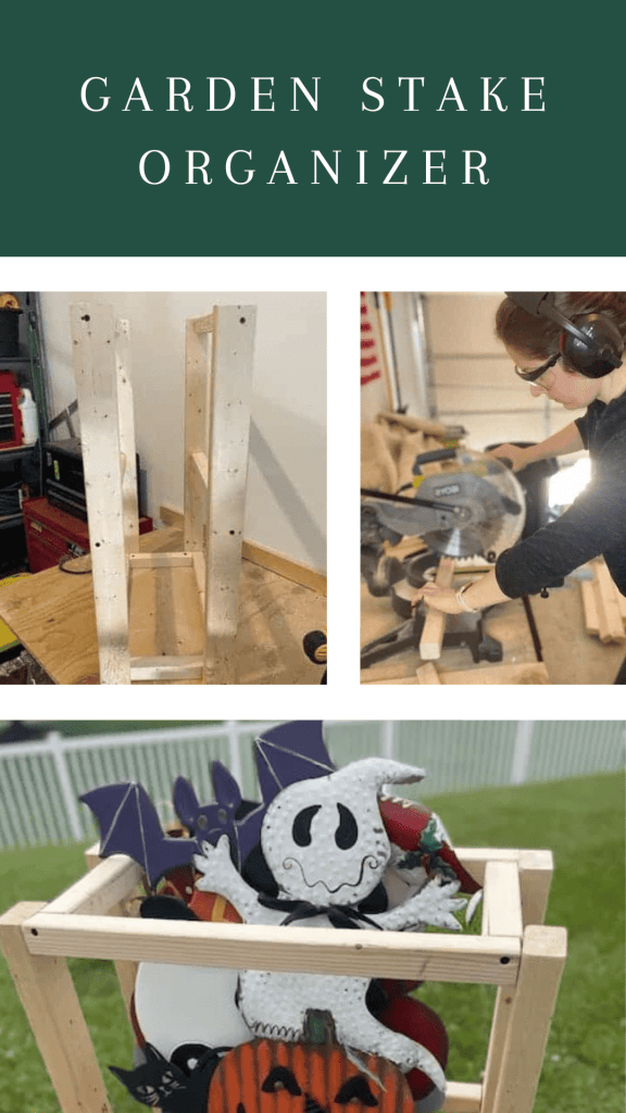diy stake organizer