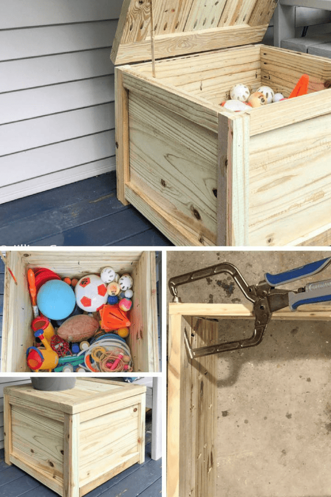 wood storage box