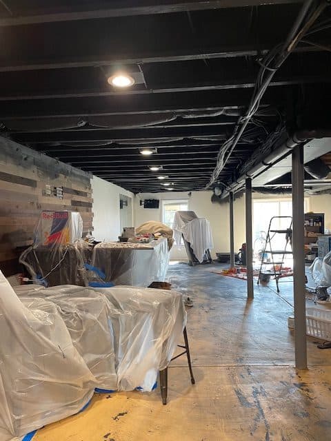 diy basement ceiling