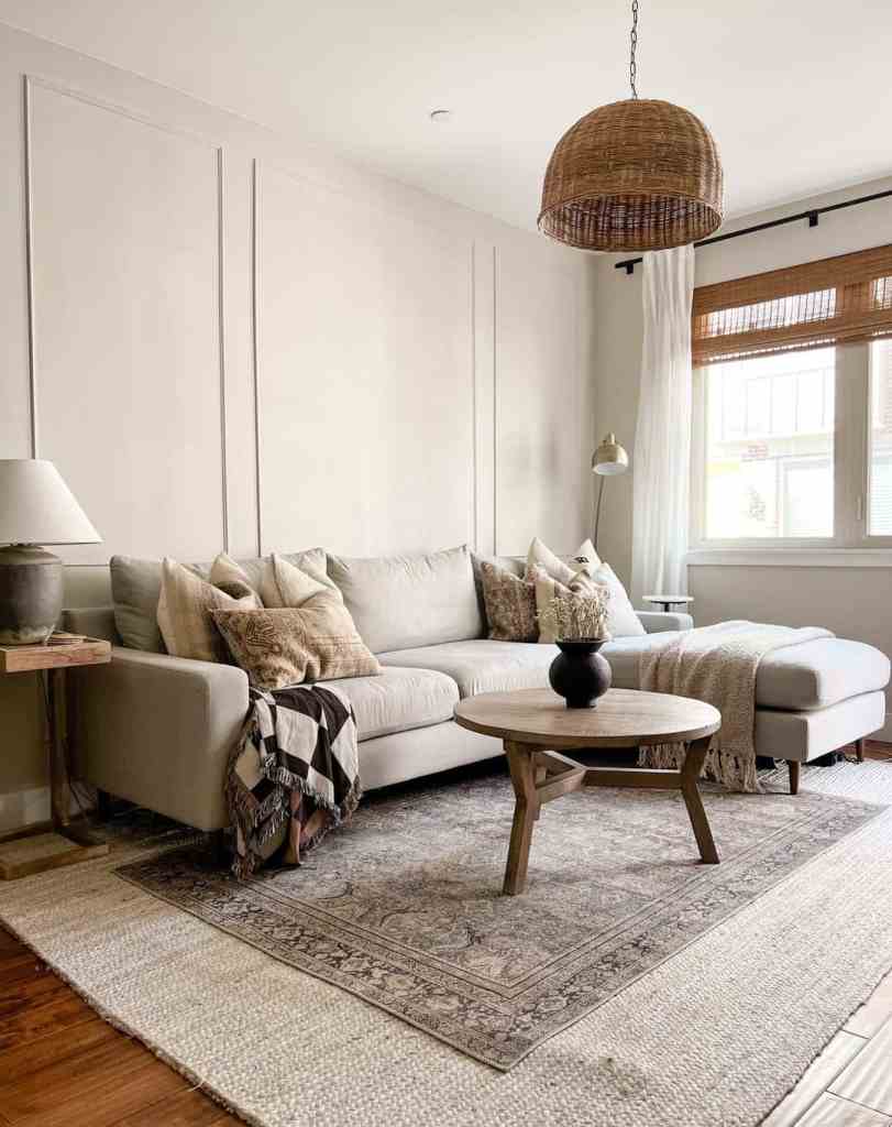 agreeable gray with pure white