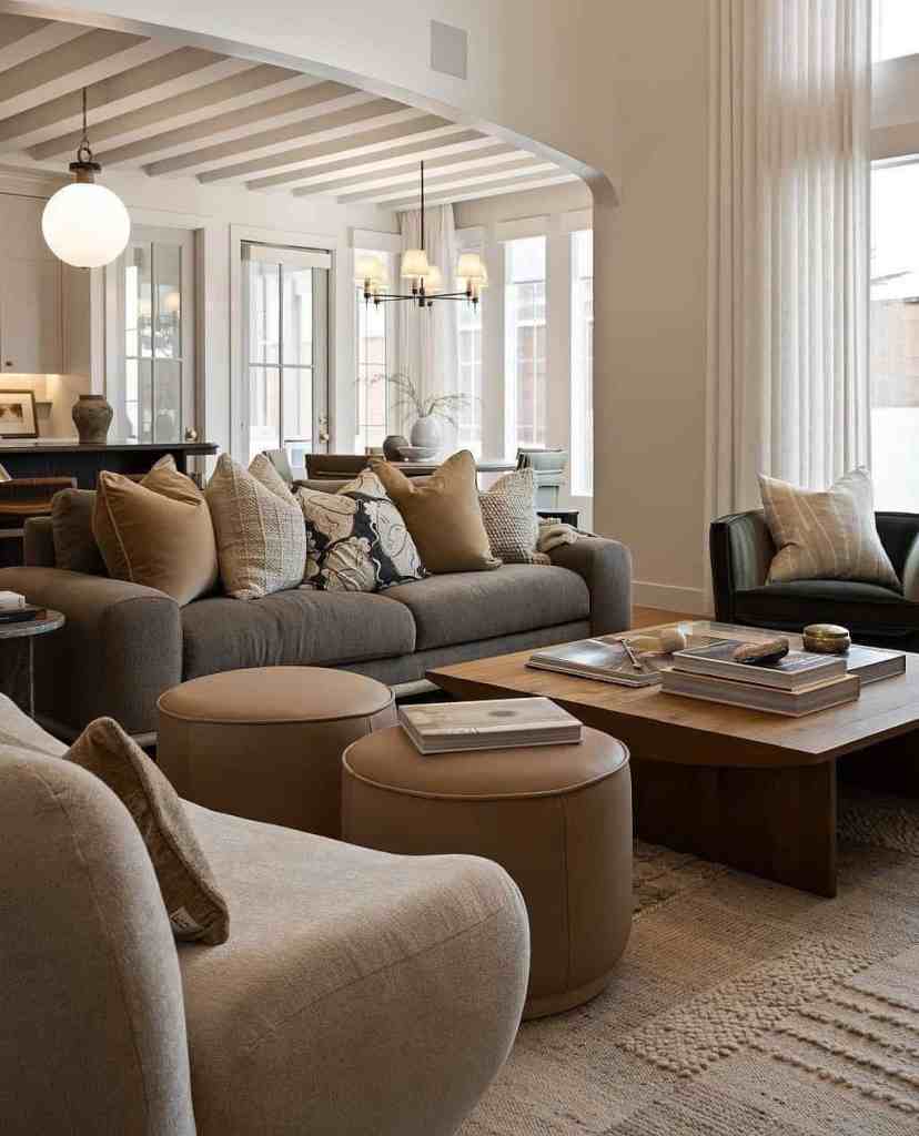 gray couch throw pillows