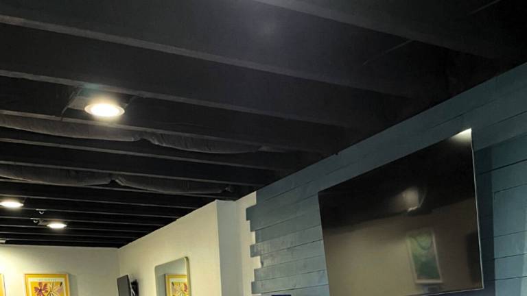 Paint Basement Ceiling Black
