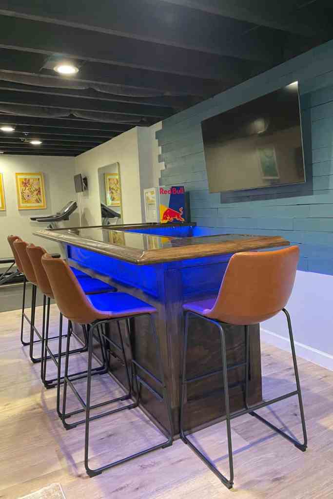 Paint Basement Ceiling Black