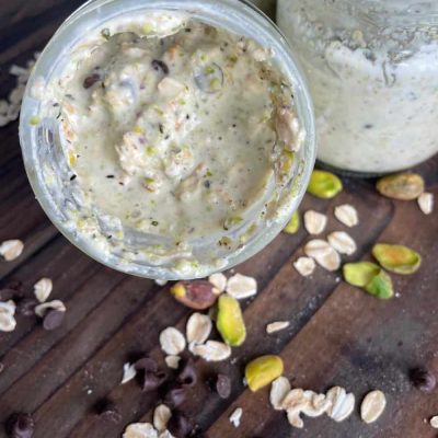 pistachio overnight oats
