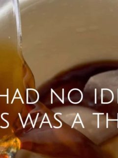 making iced coffee at home